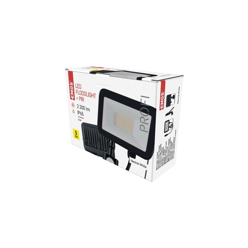 LED reflektor INOVO 20W 2200LM+pir senzor