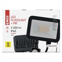 LED reflektor INOVO 20W 2200LM+pir senzor