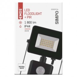 LED REFLEKTOR SIMPO 20,5W 1800LM PIR