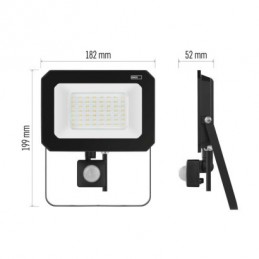 LED REFLEKTOR SIMPO 50W 5000LM IP44 NW PIR