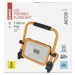 LED REFLEKTOR ACCO 20W 2000LM IP54 CW