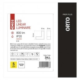 LED LINEÁRNÍ SVÍTIDLO ORTO LCON 8W 800LM