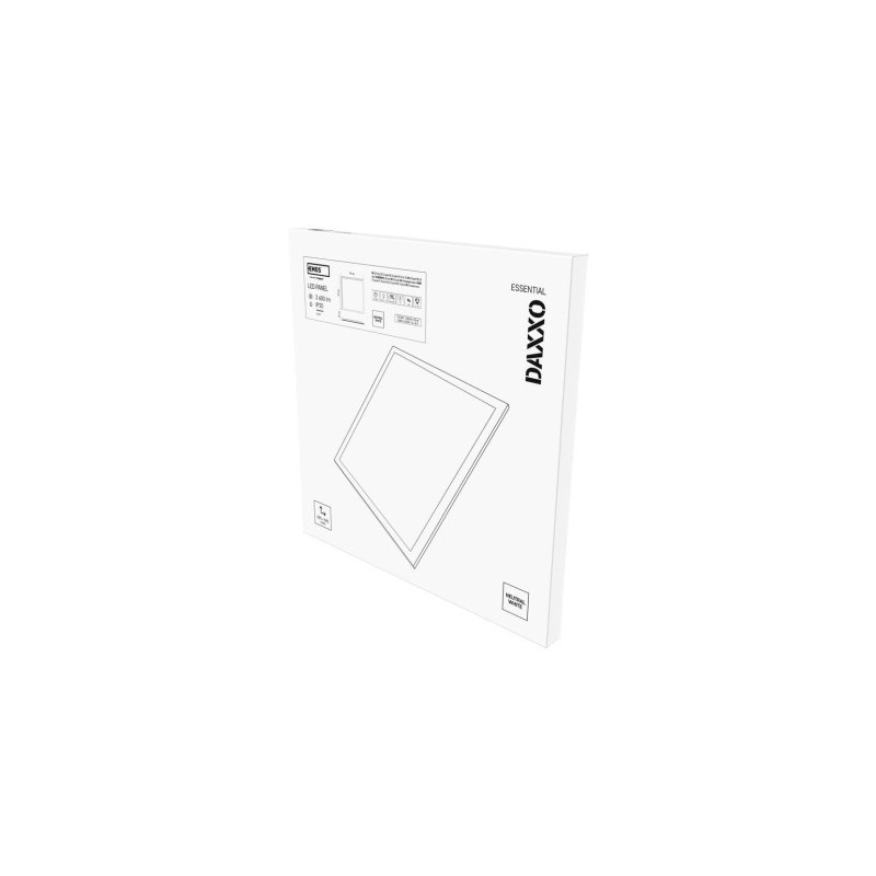 LED PANEL DAXXO 60×60 36W 3600LM IP20 NW