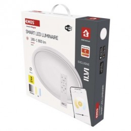 GOSMART LED SVÍTIDLO ILVI PŘISAZENÉ, KRUH 30W+DO