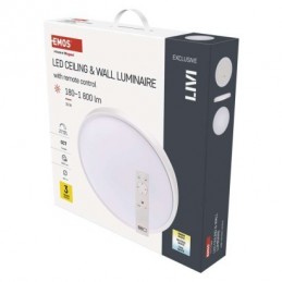 LED SVÍTIDLO LIVI PŘ.K 30W 1800LM STM. CCT+OVLADAČ