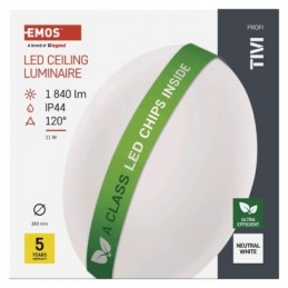 LED SVÍTIDLO TIVI PŘ.KR 11W 1840LM IP44 NW