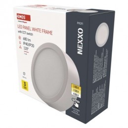 LED SVÍTIDLO NEXXO PŘ.KR 7,6W 680LM IP40 CCT B