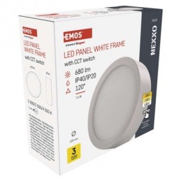 LED SVÍTIDLO NEXXO PŘ.KR 7,6W 680LM IP40 CCT B