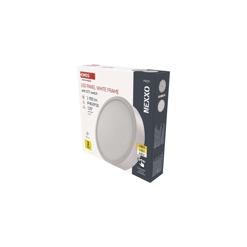 LED SVÍTIDLO NEXXO PŘ.KR 21W 1900LM IP40 CCT B