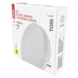 LED SVÍTIDLO TORI MW PŘ.KR 15W 1500LM IP44 NW B