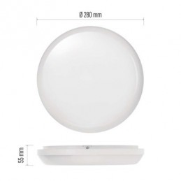 LED SVÍTIDLO DORI PŘ.K 18W 1800LM IP54 NW