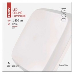 LED DORI PŘ.ČTV IP54/18W/1800LM/NW B