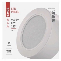 LED SVÍTIDLO RUBIC PŘ.KR 9W 900LM IP20 NW B