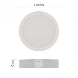 LED SVÍTIDLO RUBIC PŘ.KR 24W 2400LM IP20 NW B