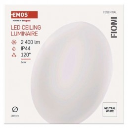 LED SVÍTIDLO FIONI PŘ.KR 24W 2400LM IP44 NW