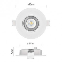 LED BOD. SVÍT. SIMMI 5W 450LM EXCL. WW B