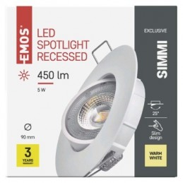 LED BOD. SVÍT. SIMMI 5W 450LM EXCL. WW B