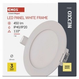 LED SVÍTIDLO NEXXO VES.KR 7W 450LM IP40 WW B