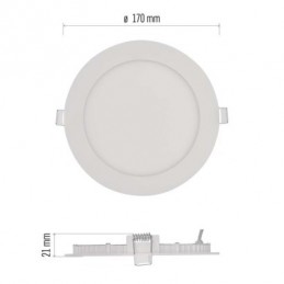 LED SVÍTIDLO NEXXO VES.KR 12,5W 1000LM IP40 WW B