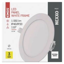 LED SVÍTIDLO NEXXO VES.KR 12,5W 1050LM IP40 NW B