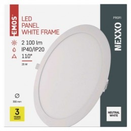 LED SVÍTIDLO NEXXO VES.KR 25W 2100LM IP40 NW B