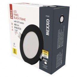 LED SVÍTIDLO NEXXO VES.KR 7W 480LM IP40 CCT Č