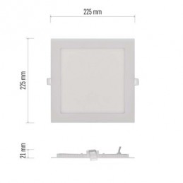 LED SVÍTIDLO NEXXO VES.ČT 18W 1500LM IP40 WW B