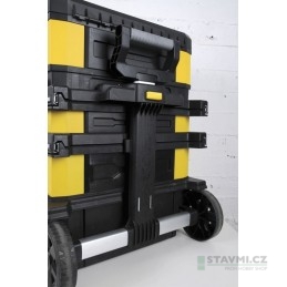 Kovoplastový pojízdný montážní box