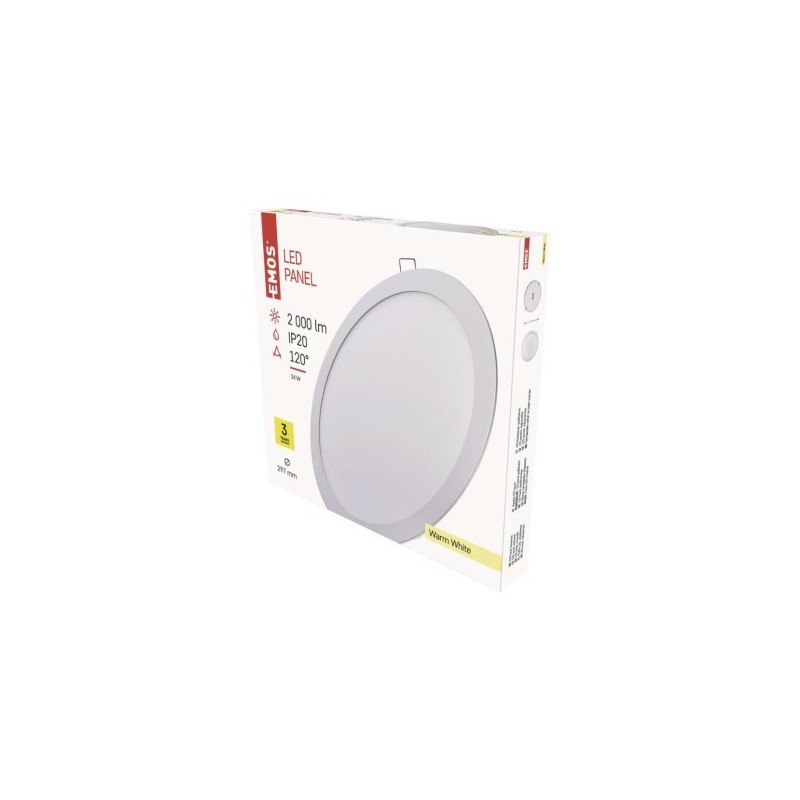 LED SVÍTIDLO PROFI VES.KR 24W 2000LM IP20 WW B