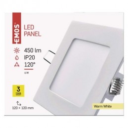 LED SVÍTIDLO PROFI VES.ČT 6W 450LM IP20 WW B