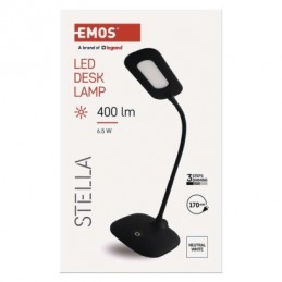 LED STOLNÍ LAMPA STELLA ČERNÁ