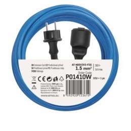 PRODLUŽKA 1Z 10M 1,5MM NEMRZNOUCÍ KABEL