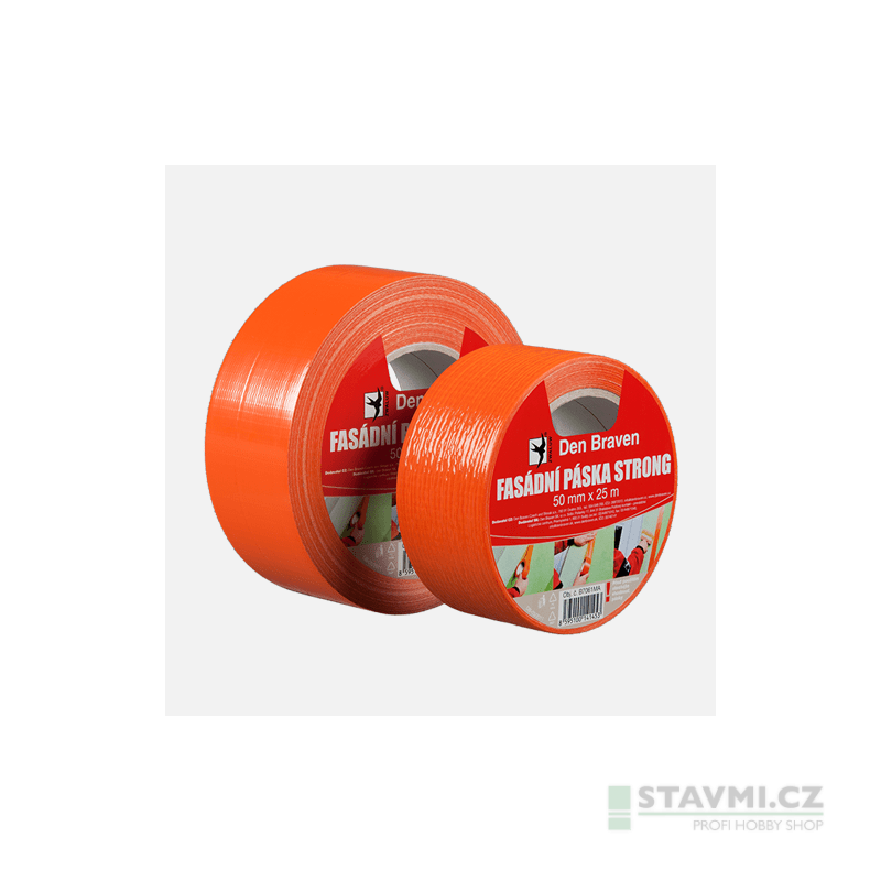 Fasádní páska oranžová 50mmx25m STRONG