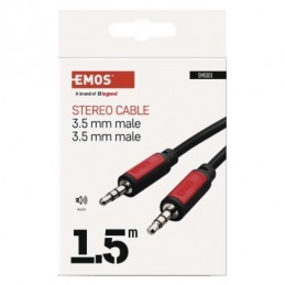 3,5MM ST/M-3,5MM ST/M 1,5M ČERNÁ