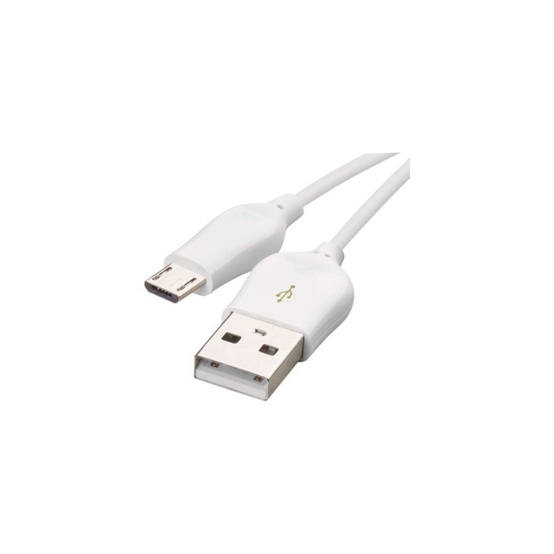 USB 2.0 A/M-MICRO B/M 1M BÍLÁ