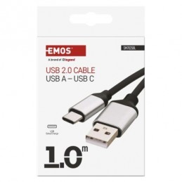 USB 2.0 A/M-C/M 1M ČERNÁ