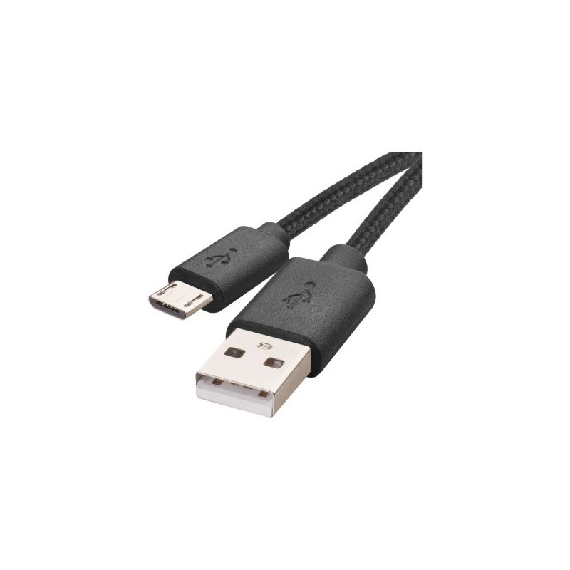 USB 2.0 A/M-MICRO B/M 2M ČERNÁ