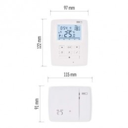 TERMOSTAT BEZDRÁT.PROG. P5611OT