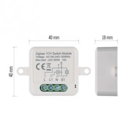 GOSMART MODUL SPÍNACÍ 1CH LN IP-2101SZ ZIGBEE