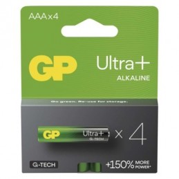 GP alkalická baterie ULTRA PLUS AAA (LR03) 4PP MB