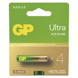 GP alkalická baterie ULTRA AAA (LR03) 4PP MB