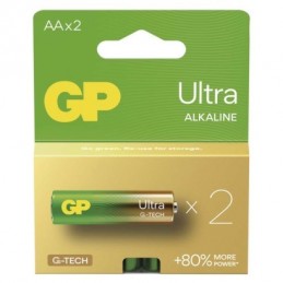 GP alkalická baterie Ultra AA (LR6) 2PP