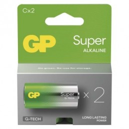 GP alkalická baterie SUPER C (LR14) 2PP