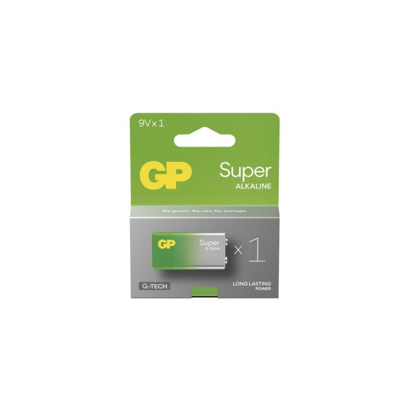 GP alkalická baterie SUPER 9V (6LR61) 1PP