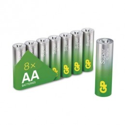 GP alkalická bat. SUPER AA (LR6) 8 pcs value pack