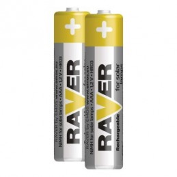 RAVER nab. bat. SOLAR AAA (HR03) 400 mAh, 2 ks