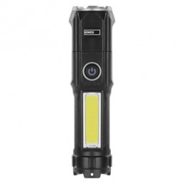 LED + COB LED NABÍJECÍ SVÍTILNA 110 lm 1 200 mAh