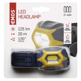 ČELOVKA COB LED 3× AAA