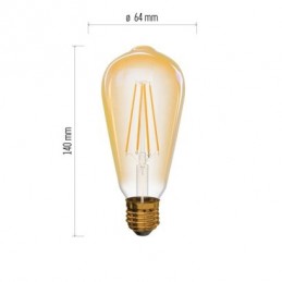 LED VNT ST64 4W(40W) 470lm E27 WW+