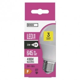 LED CLS A60 7,3W(50W) 645lm E27 NW